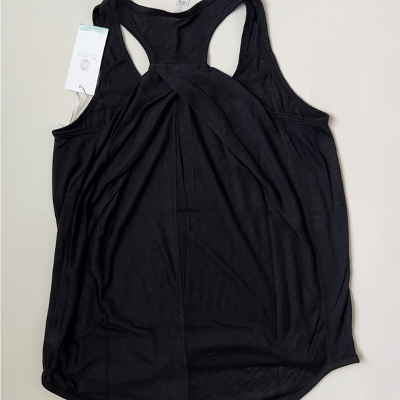 Women's balance collection Black Tank Top - Picture 2 of 3